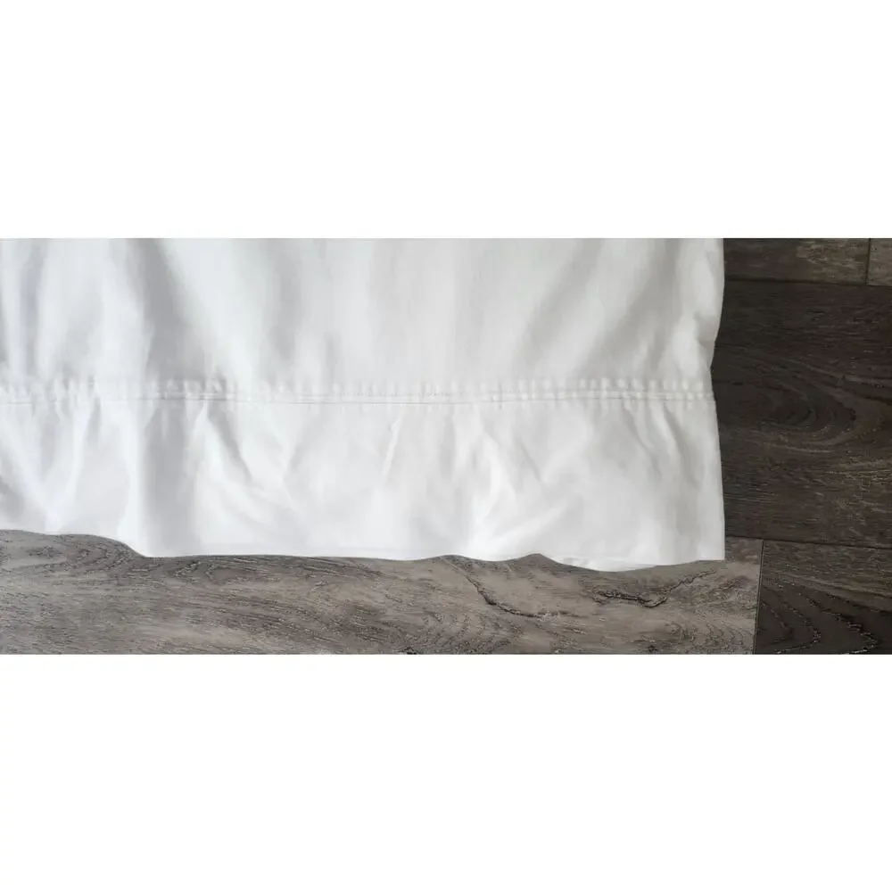 Pottery Barn White Cotton Full Sheet Set
